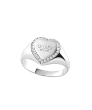 GUESS FINE HEART Ring mit Herz und Kristallen - Ringe