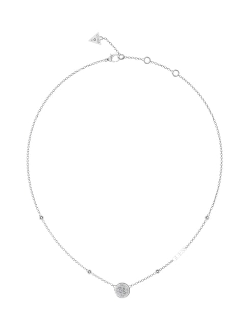 GUESS DREAMING Halskette mit kreisförmigem Charm SILBER - Halsketten