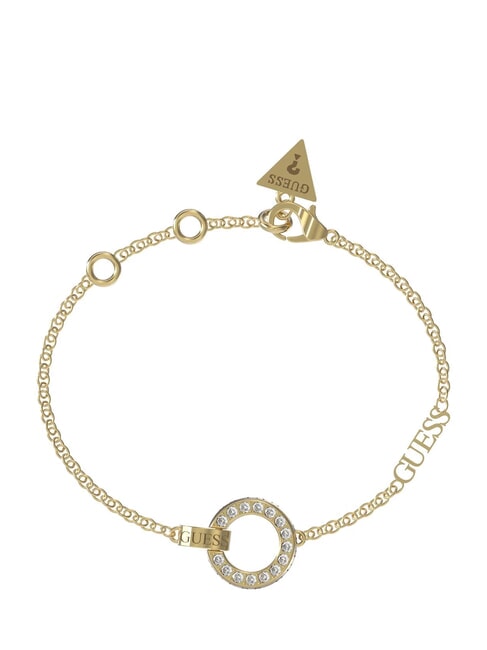 GUESS CIRCLE LIGHTS Armband gelbes Gold - Armbänder