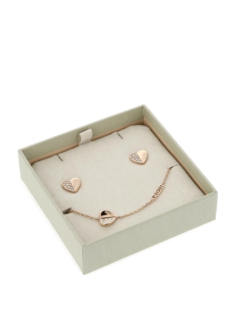 GUESS LOVELY GIFT BOX Armband + Ohrringe ROTGOLD - Ohrringe