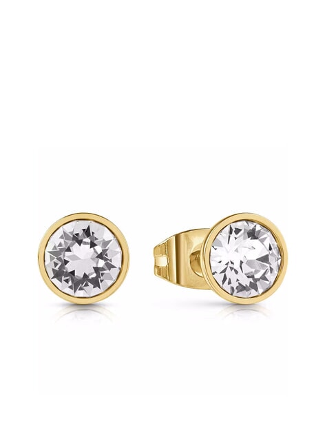 GUESS STUDS PARTY Ohrringe mit Kristallen gelbes Gold - Ohrringe