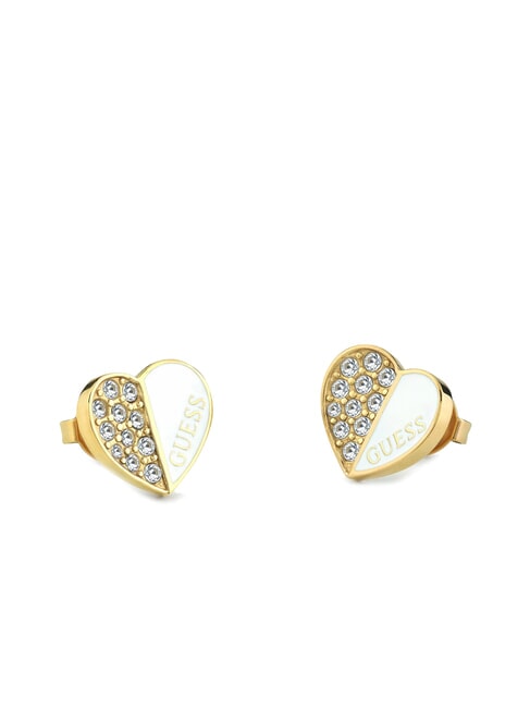 GUESS LOVELY GUESS Herzohrringe mit Kristallen Gold - Ohrringe