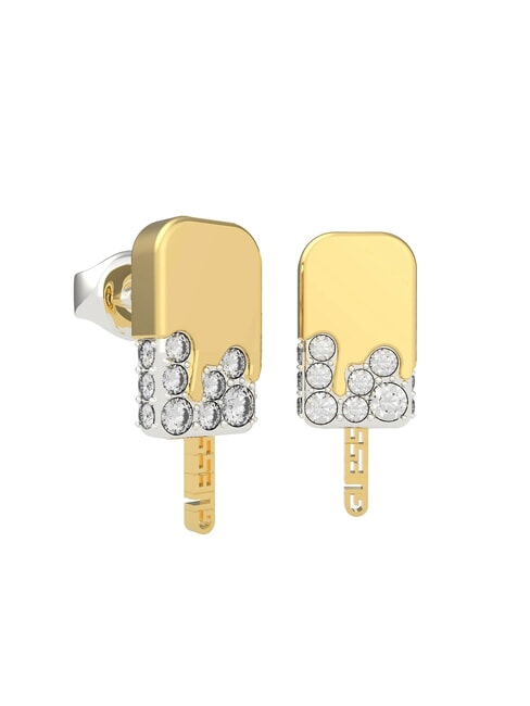 GUESS I MELT FOR YOU Eiscreme-Ohrringe mit Kristallen Silber / Gold - Ohrringe