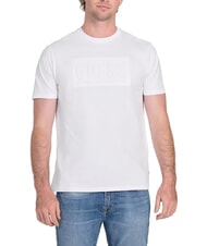 GUESS BSC EMBOSSED LOGO T-Shirt mit gepr&auml;gtem Aufdruck purwei&szlig; - Herren-T-Shirts - 1