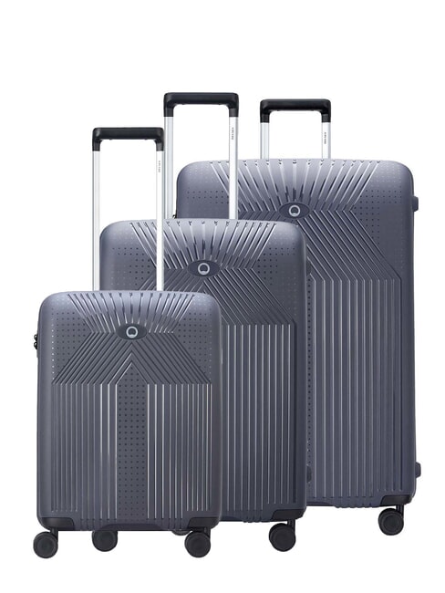 DELSEY ORDENER 3er-Set Trolleys: Kabine+mittel+groß Anthrazit - Trolleyset