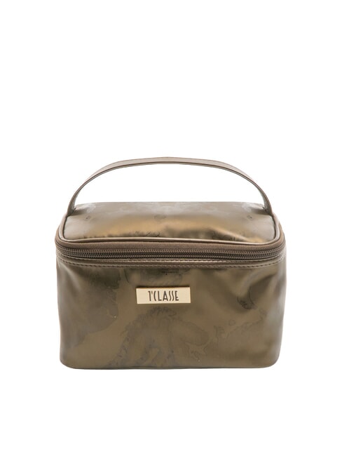 ALVIERO MARTINI PRIMA CLASSE GEO Quadratisches Kosmetiketui Kaffee - Beauty-Case