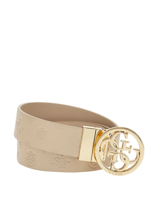GUESS PHOEBE Gürtel einfach taupefarbenes Logo - Gürtel