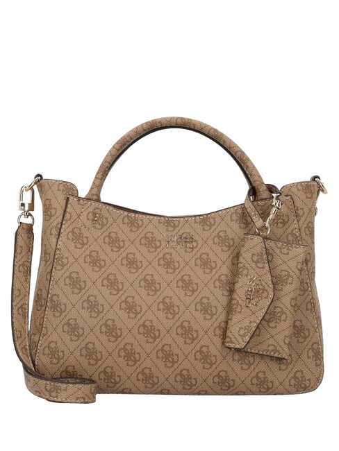 GUESS BRENTON Handtasche, mit Schultergurt MILCH-LOGO - Damentaschen