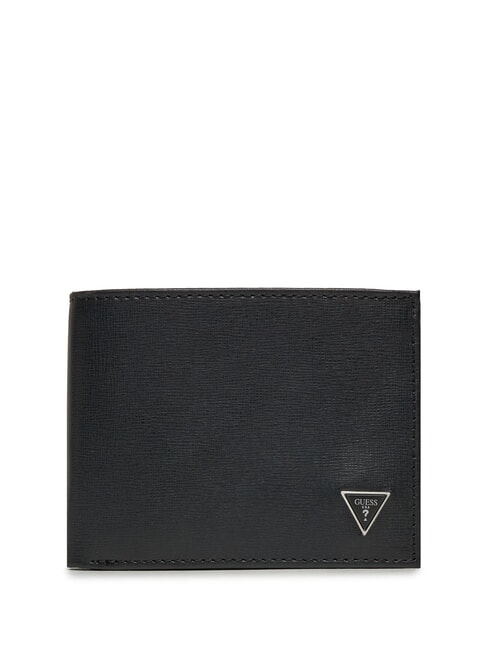 GUESS MILANO  Geldbörse aus Saffiano-Leder SCHWARZ - Brieftaschen Herren