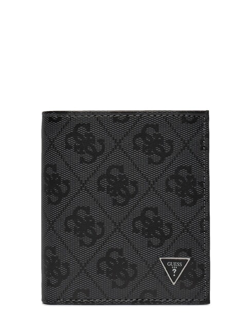 GUESS MILANO  Vertikale Lederbrieftasche SCHWARZ - Brieftaschen Herren