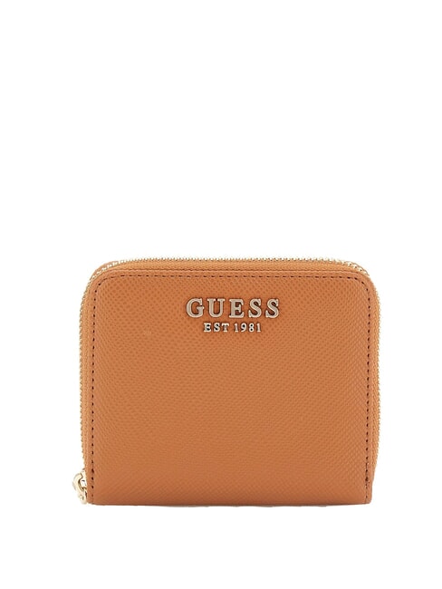 GUESS LAUREL 2  Kleine Geldbörse mit Rundum-Reißverschluss leichter Cognac - Brieftaschen Damen