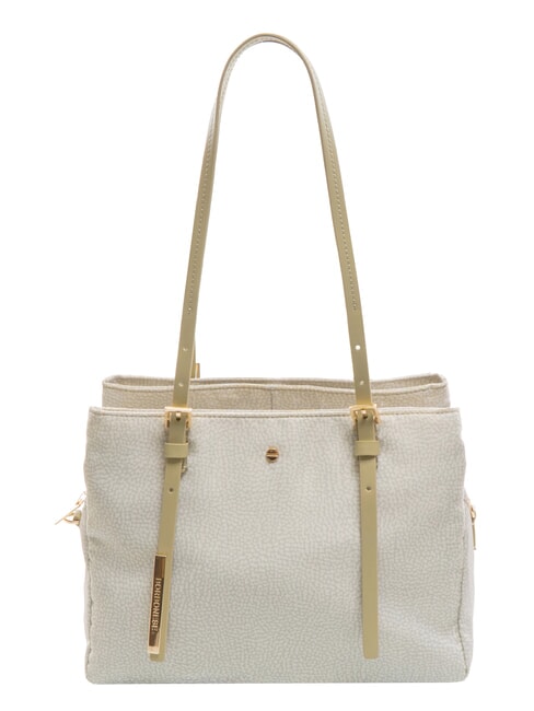 BORBONESE L'ECOLE NYLON Schultershopper, mit Schultergurt khaki - Damentaschen