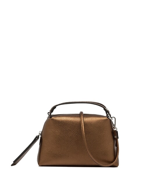 GIANNI CHIARINI ALIFA Handtasche aus Metallic-Leder geröstet - Damentaschen