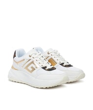 GUESS FONZI Laufschuhe Weiss-braun - Damenschuhe - 1