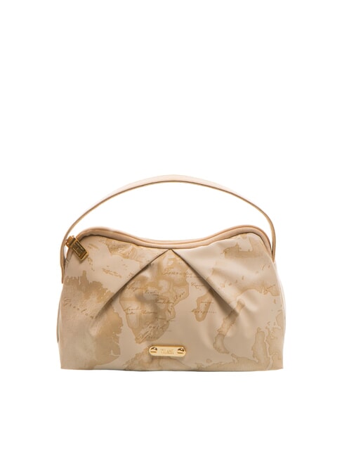 ALVIERO MARTINI PRIMA CLASSE GEO Beautycase mit Hülle Beige / Metallic-Gold - Beauty-Case