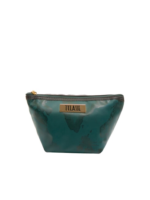 ALVIERO MARTINI PRIMA CLASSE GEO Kleines ausgestelltes Necessaire grüne Flasche - Etuitaschen &amp; Necessaire
