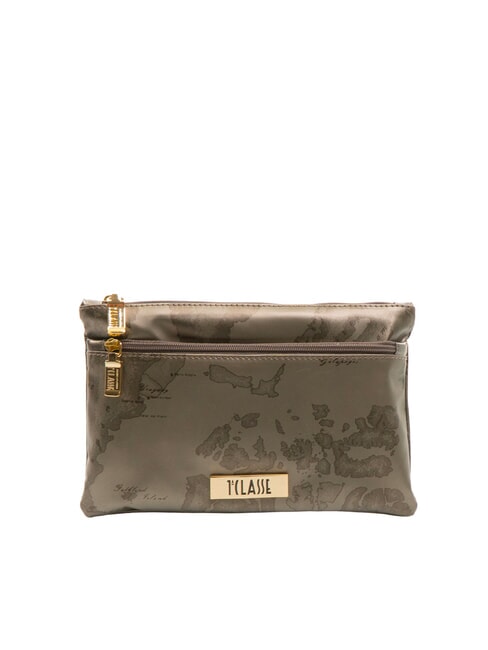 ALVIERO MARTINI PRIMA CLASSE GEO Mittelgroße Tasche mit zwei Reißverschlüssen Gletscher, - Etuitaschen &amp; Necessaire