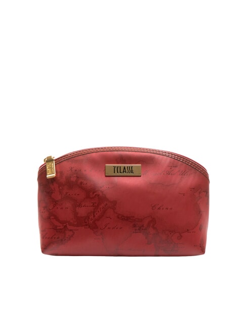ALVIERO MARTINI PRIMA CLASSE GEO Kleines rundes Sachet glänzend rot - Etuitaschen &amp; Necessaire
