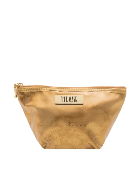 ALVIERO MARTINI PRIMA CLASSE GEO Kleines ausgestelltes Necessaire Antikgold - Etuitaschen &amp; Necessaire