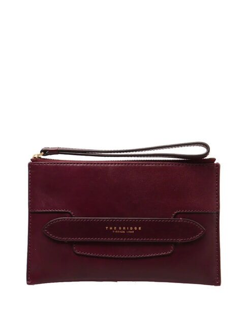 THE BRIDGE LUCREZIA Clutch mit Ledermanschette Traube abb. Gold - Damentaschen