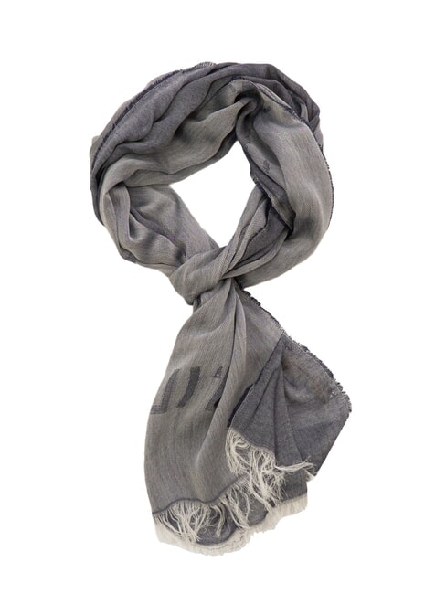 ALVIERO MARTINI PRIMA CLASSE GEO PLAIN Schal aus Modal und Viskose Navy blau - Schals