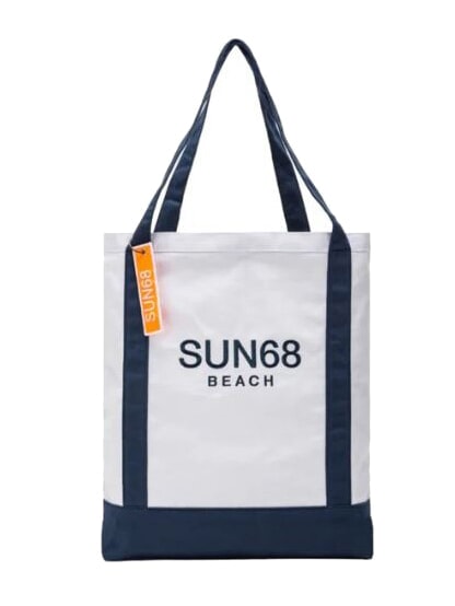 SUN68 CABARDINE Strandtasche aus Canvas Weiß - Damentaschen