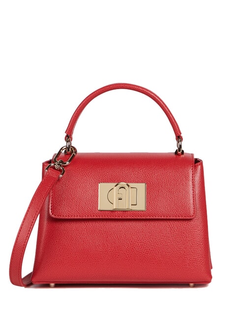 FURLA 1927 Mini-Handtasche mit Schultergurt aus Leder RUBIN - Damentaschen