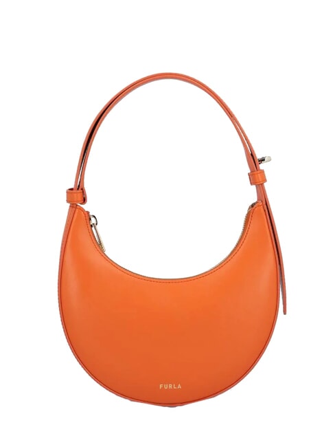 FURLA DELIZIA  Mini-Umhängetasche aus Leder Paprika - Damentaschen