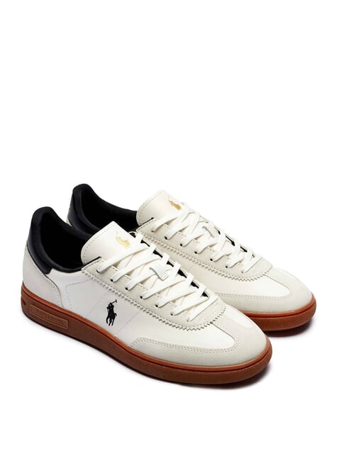 RALPH LAUREN BEDFORD  Leder-Sneakers weiß/schwarz - Herrenschuhe
