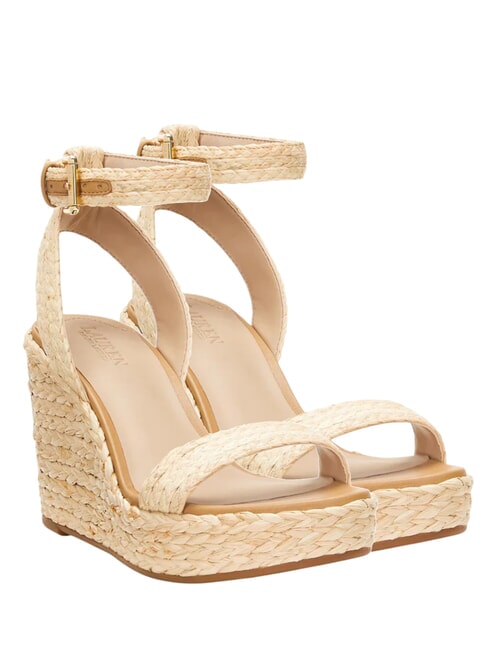 RALPH LAUREN HILARIE IV  Hohe Espadrilles-Sandalen natürlich - Damenschuhe