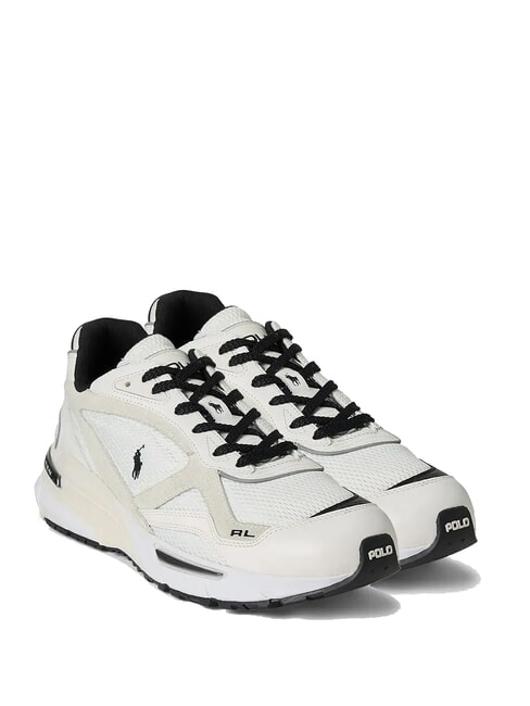 RALPH LAUREN TRACKSTER 275  Turnschuhe weiß/schwarz pp - Herrenschuhe