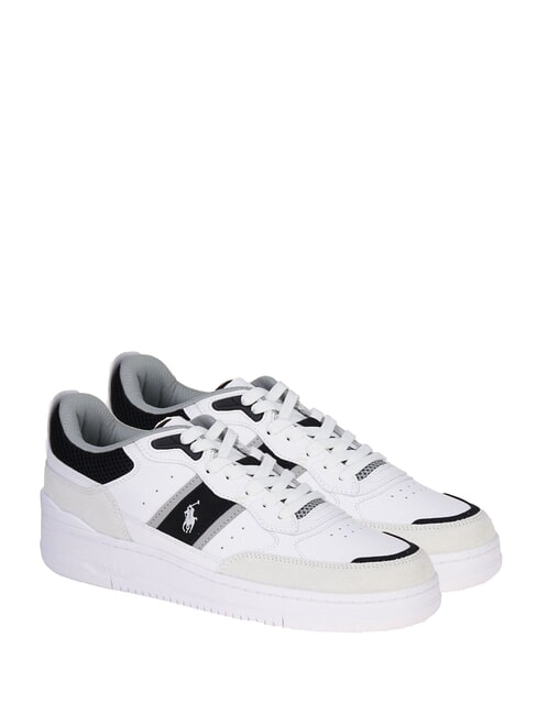 RALPH LAUREN MASTERS SPORT Hohe Turnschuhe weiß/schwarz/grau - Herrenschuhe