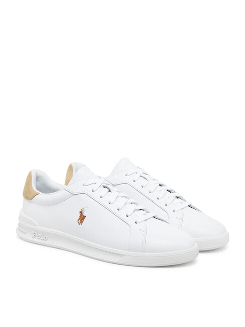 RALPH LAUREN HERITAGE COURT II  Leder-Sneakers weiß / marine pp - Herrenschuhe