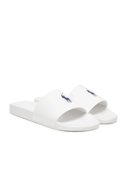RALPH LAUREN POLO SLIDE Hausschuhe Keramik weiß - Schuhe Unisex