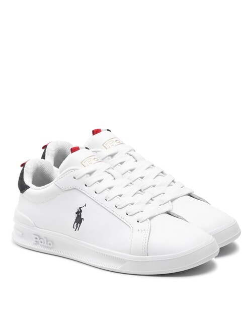 RALPH LAUREN HERITAGE COURT II Sneaker weiß/marineblau/rot - Herrenschuhe