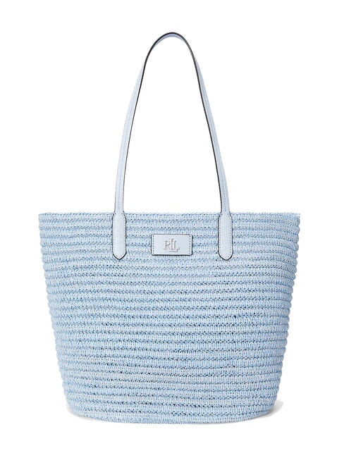 RALPH LAUREN BRIE 31 Einkaufstasche aus Stroh crnflwr blue mlnge/crnflwr blue - Damentaschen