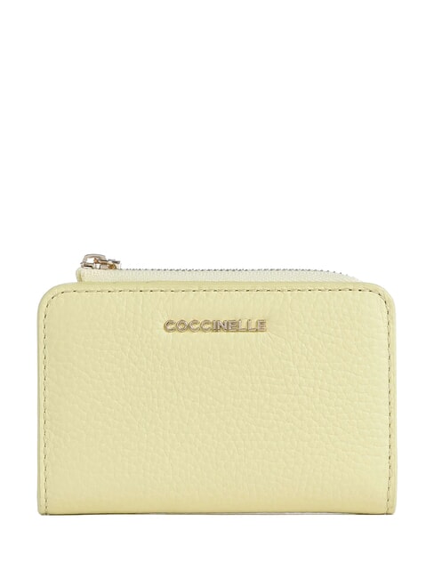 COCCINELLE METALLIC SOFT Kartenhalter aus Leder Kalkwäsche - Brieftaschen Damen