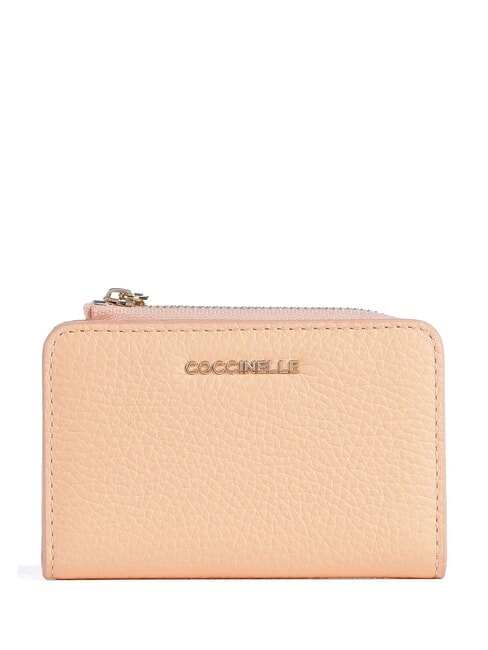 COCCINELLE METALLIC SOFT Kartenhalter aus Leder Sonnenaufgang - Brieftaschen Damen