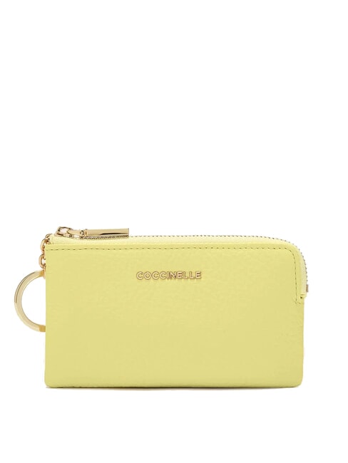 COCCINELLE METALLIC SOFT Geldbörse mit Umschlag Kalkwäsche - Brieftaschen Damen