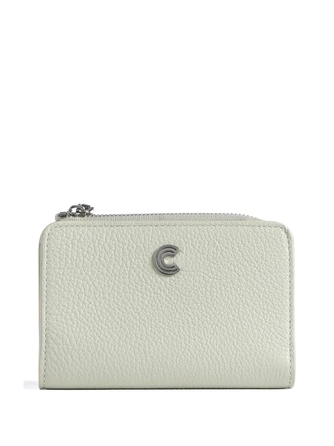 COCCINELLE MYRINE SHINY GOAT Lederbrieftasche Seladongrün - Brieftaschen Damen