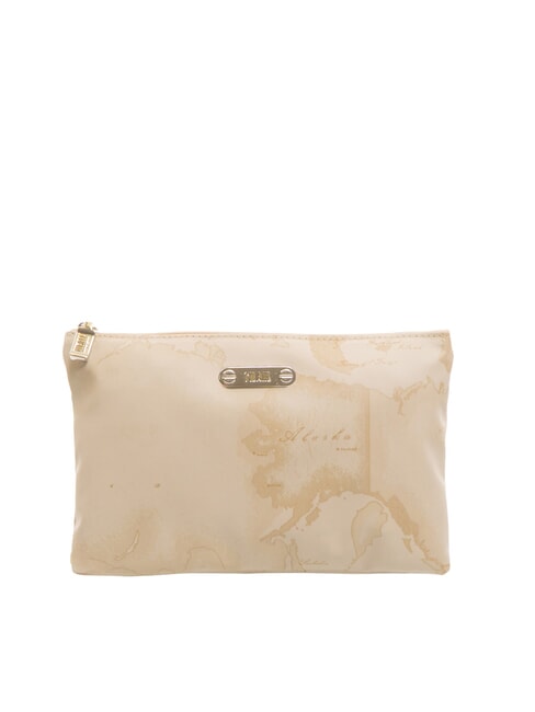 ALVIERO MARTINI PRIMA CLASSE GEO Mittlere Tasche mit 3 Reißverschlüssen Beige - Etuitaschen &amp; Necessaire