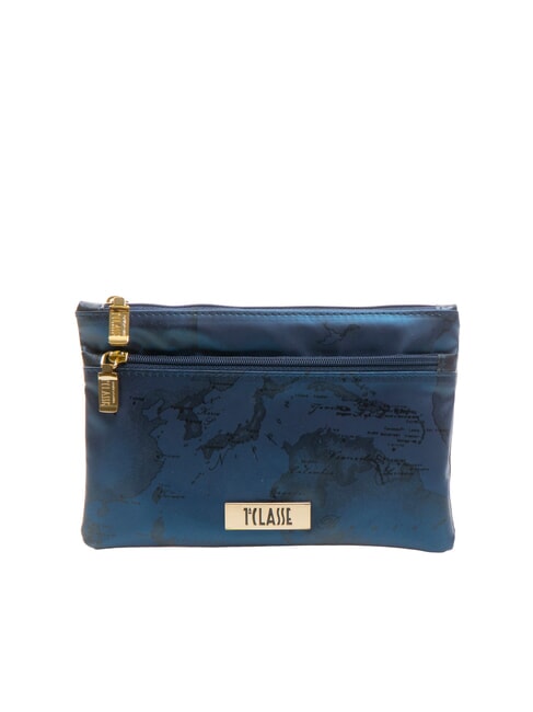 ALVIERO MARTINI PRIMA CLASSE GEO Mittelgroße Tasche mit zwei Reißverschlüssen Astralblau - Etuitaschen &amp; Necessaire