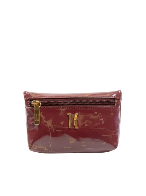 ALVIERO MARTINI PRIMA CLASSE GEO Kleiner glänzender Umschlag Burgund - Etuitaschen &amp; Necessaire