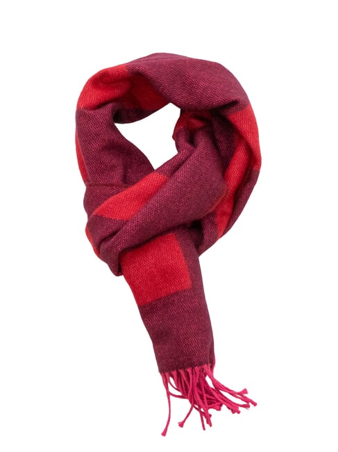 ALVIERO MARTINI PRIMA CLASSE MAXI LOGO Schal mit Fransen Himbeere - Schals
