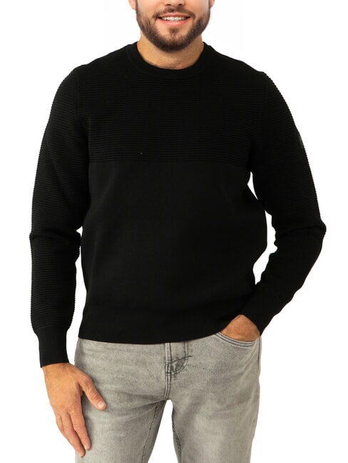 NORTH SAILS KNITTED Pullover mit Rundhalsausschnitt Schwarz - Herrenpullover