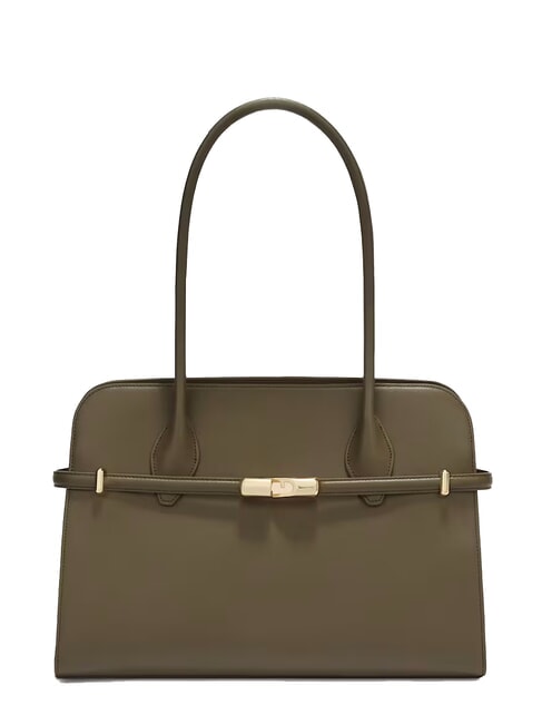 FURLA GOCCIA Umhängetasche aus Leder Salbei - Damentaschen