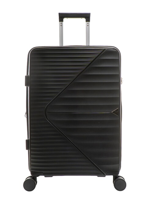 LESAC AIR FLOW Mittelgroßer erweiterbarer Trolley Schwarz - Harte Trolleys