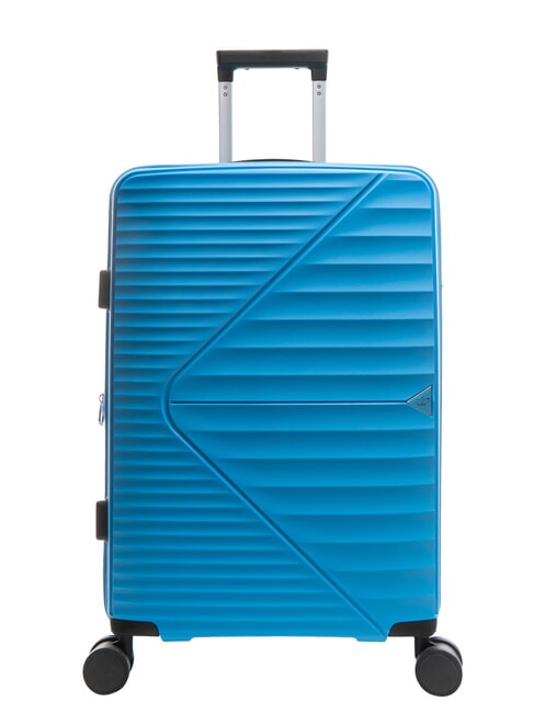 LESAC AIR FLOW Mittelgroßer erweiterbarer Trolley Seeblau - Harte Trolleys