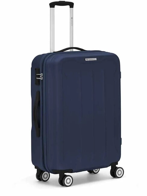 R RONCATO FLIGHT Großer Trolley tiefes Blau - Harte Trolleys
