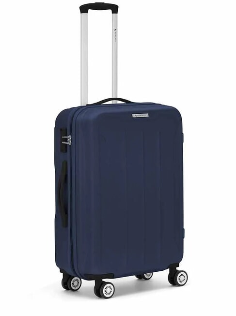 R RONCATO FLIGHT Trolley mittlerer Größe tiefes Blau - Harte Trolleys